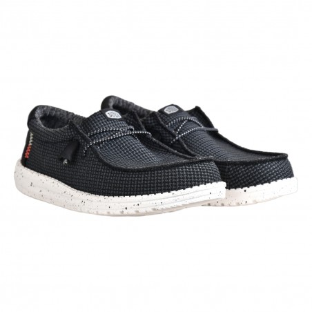 MOCASSINO LACCI IN TESSUTO HEY DUDE WALLYSPORTMESH 066
