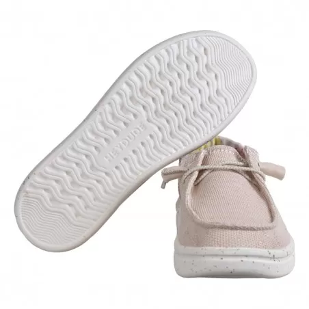 MOCASSINO LACCI IN TESSUTO HEY DUDE WENDYRISESTRECTH 1KV