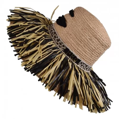 CAPPELLI IN PAGLIA PHO FIRENZE 9019002 NERO/NAT