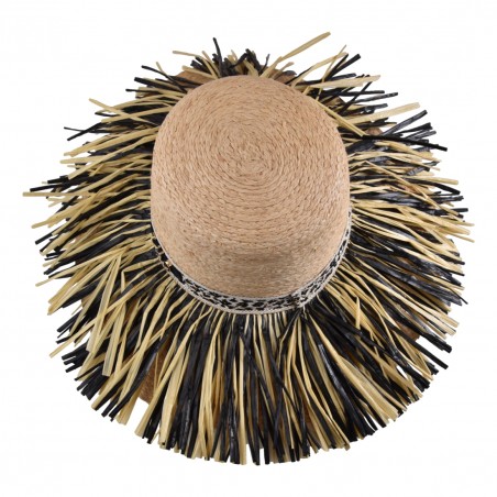 CAPPELLI IN PAGLIA PHO FIRENZE 9019002 NERO/NAT