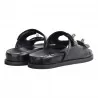 CIABATTA IN PELLE CON ACCESSORI STRATEGIA F65 BLACK