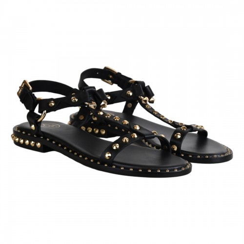 SANDALO BORCHIE ASH PATSY01 BLACK
