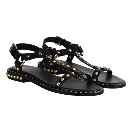 SANDALO BORCHIE ASH PATSY01 BLACK