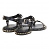 SANDALO BORCHIE ASH PATSY01 BLACK