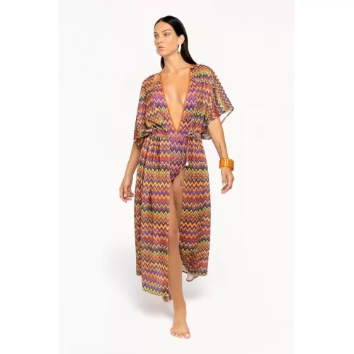 KIMONO LUNGO CHEVRON 4GIVENESS FGCW3829 200