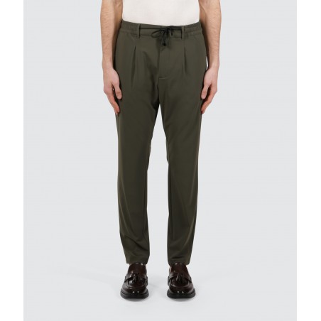 PANTALONE SLIM CON COULISSE UOMO CRUNA MITTE.1329 695