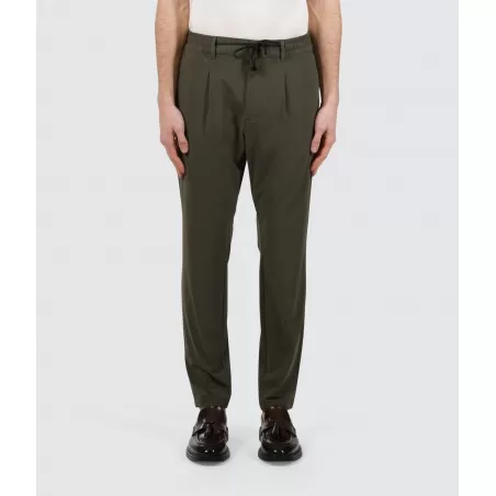 PANTALONE SLIM CON COULISSE UOMO CRUNA MITTE.1329 695