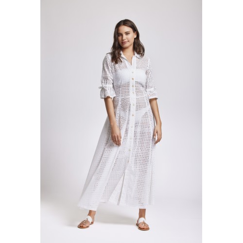 CAMILLA MAXI ABITO ICONIQUE 004 BIANCO