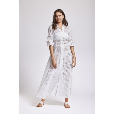 CAMILLA MAXI ABITO ICONIQUE 004 BIANCO