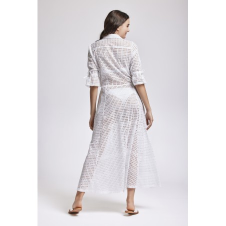 CAMILLA MAXI ABITO ICONIQUE 004 BIANCO