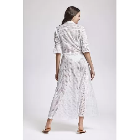 CAMILLA MAXI ABITO ICONIQUE 004 BIANCO
