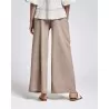 PANTALONE PALAZZO ICONIQUE 024 BEIGE