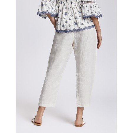 NAOMI PANTALONE ICONIQUE 032 BIANCO