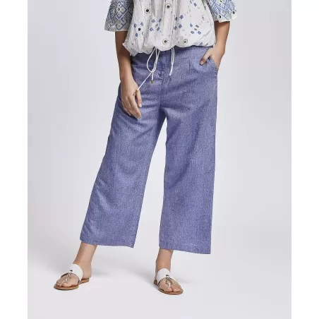 NAOMI PANTALONE ICONIQUE 032 BLU