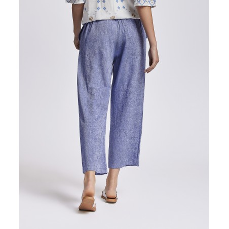 NAOMI PANTALONE ICONIQUE 032 BLU