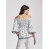 TOP NORAH MANICA 3/4 ICONIQUE 036 MULTIC