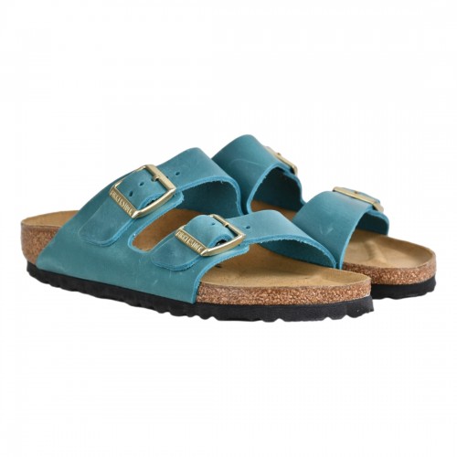 CIABATTA ARIZONA OILED LEATHER BIRKENSTOCK 1026537 BISCAYBAY