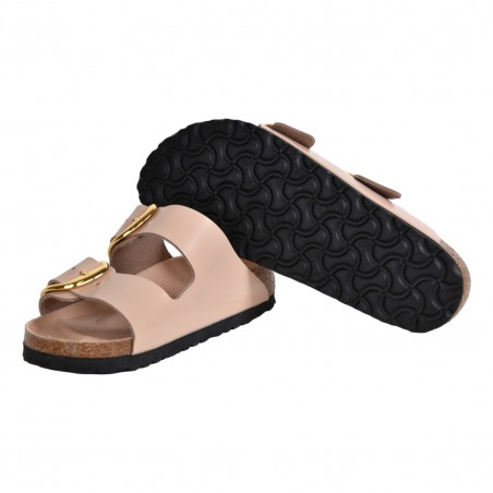 CIABATTA ARIZONA BIG BUCKLE NATURAL BIRKENSTOCK 1026553 BEIGE