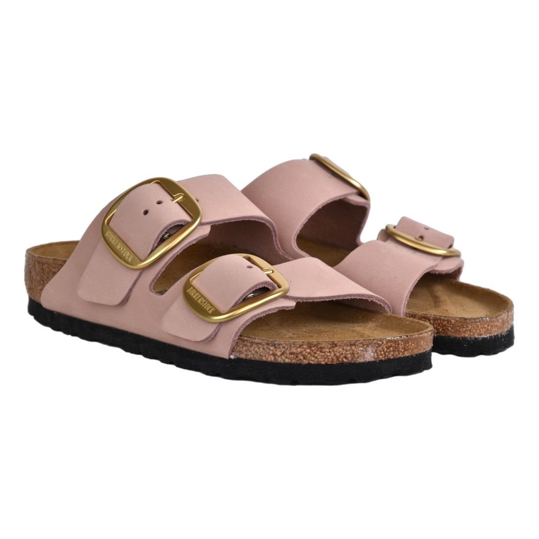 CIABATTA ARIZONA BIG BUCKLE NUBUCK BIRKENSTOCK 1026583 PINK