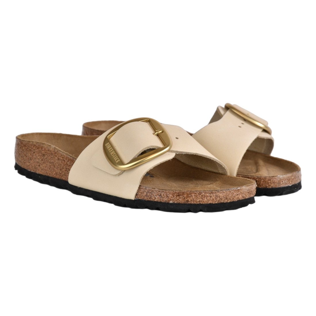 CIABATTA MADRID BIG BUCKLE NUBUCK BIRKENSTOCK 1026604 ECRU