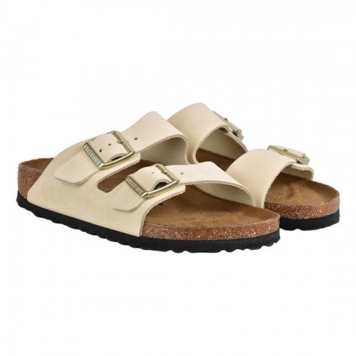 CIABATTA ARIZONA NUBUCK LEATHER BIRKENSTOCK 1026711 ECRU
