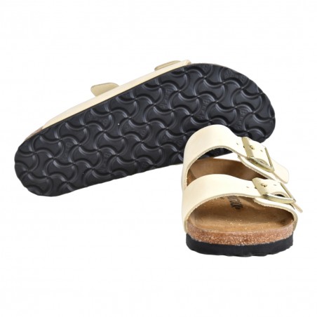 CIABATTA ARIZONA NUBUCK LEATHER BIRKENSTOCK 1026711 ECRU