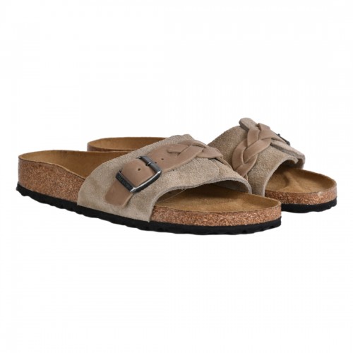 CIABATTA OITA SUEDE LEATHER BIRKENSTOCK 1026730 TAUPE