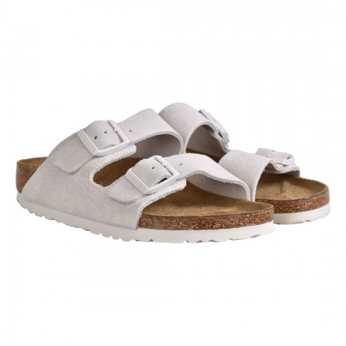 CIABATTA ARIZONA SUEDE BIRKENSTOCK 1026842 WHITE
