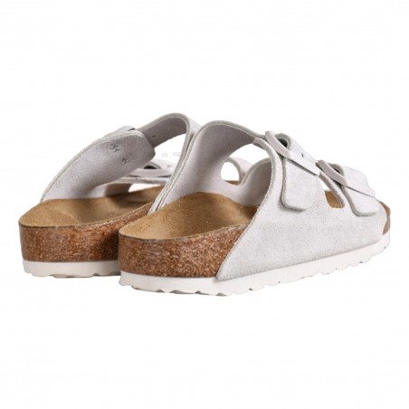 CIABATTA ARIZONA SUEDE BIRKENSTOCK 1026842 WHITE