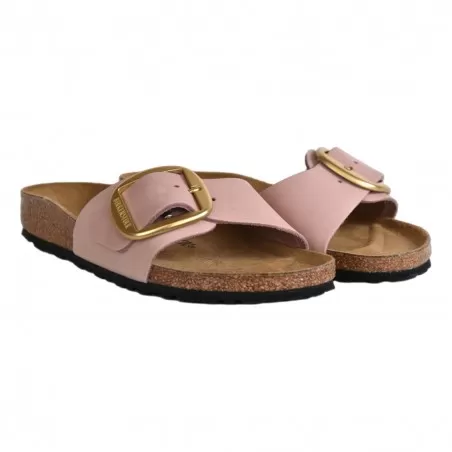 CIABATTA MADRID BIG BUCKLE NUBUCK BIRKENSTOCK 1027056 PINK