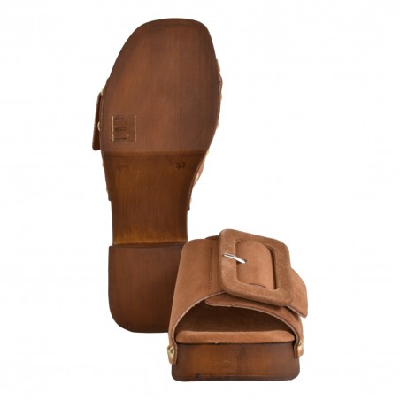 ZOCCOLO C/FIBBIA J.O.LUXURY STYLE 2309 CUOIO