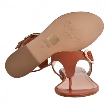 SANDALO INFRADITO CON FIBBIA SITON 2454 CURCUMA