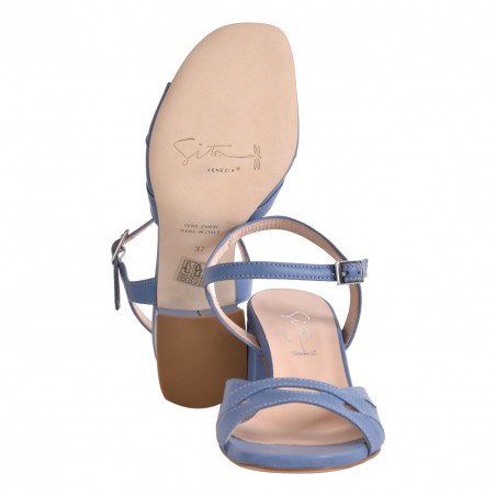 SANDALO GIROCAVIGLIA SITON 2463 CELESTE