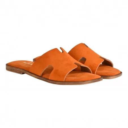 CIABATTA CAMOSCIO J.O.LUXURY STYLE 6016 ARANCIO