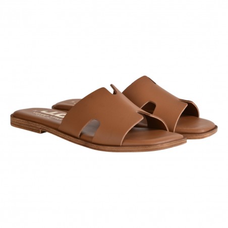 CIABATTA PELLE J.O.LUXURY STYLE 6016N CUOIO