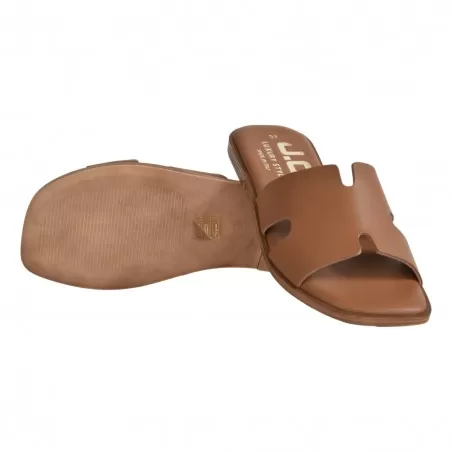 CIABATTA PELLE J.O.LUXURY STYLE 6016N CUOIO