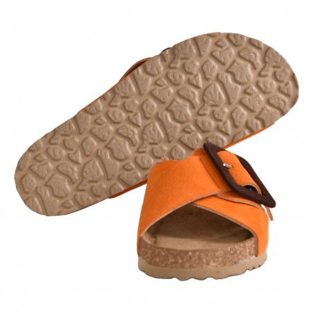 CIABATTA INCROCIO C/FIBBIA J.O.LUXURY STYLE 6166 ARANCIO