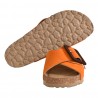 CIABATTA INCROCIO C/FIBBIA J.O.LUXURY STYLE 6166 ARANCIO