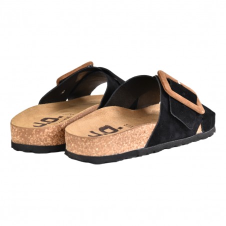 CIABATTA INCROCIO C/FIBBIA J.O.LUXURY STYLE 6166 NERO