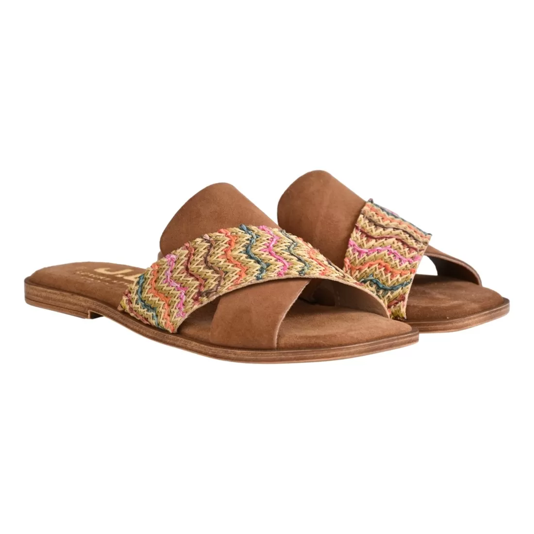 CIABATTA CON FASCIA J.O.LUXURY STYLE 6190 CUOIO