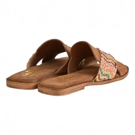 CIABATTA CON FASCIA J.O.LUXURY STYLE 6190 CUOIO