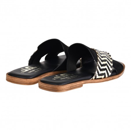 CIABATTA CON FASCIA J.O.LUXURY STYLE 6190 NERO