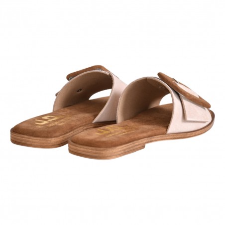 CIABATTA CAMOSCIO FIBBIA J.O.LUXURY STYLE 6208 NUDE