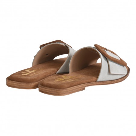 CIABATTA CAMOSCIO FIBBIA J.O.LUXURY STYLE 6208 SALVIA