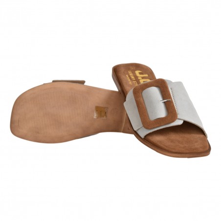 CIABATTA CAMOSCIO FIBBIA J.O.LUXURY STYLE 6208 SALVIA