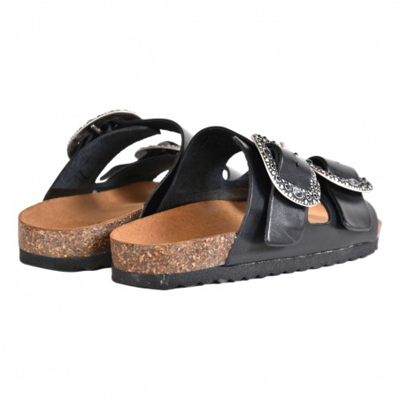 CIABATTA FIBBIA KBR SHOES KOBE NERO