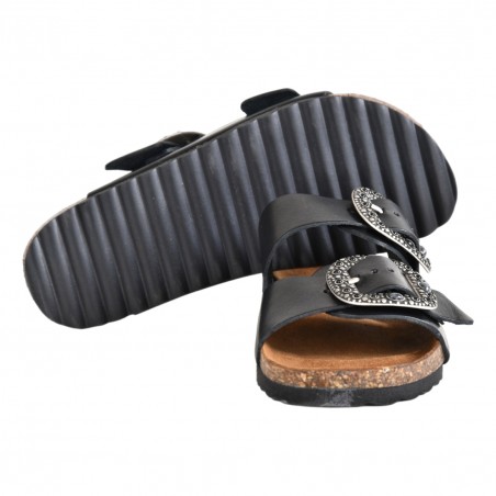 CIABATTA FIBBIA KBR SHOES KOBE NERO
