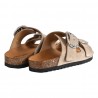 CIABATTA DOPPIA FIBBIA KBR SHOES OSAKA CAPPUCCINO