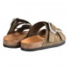 CIABATTA DOPPIA FIBBIA KBR SHOES OSAKA VERDE