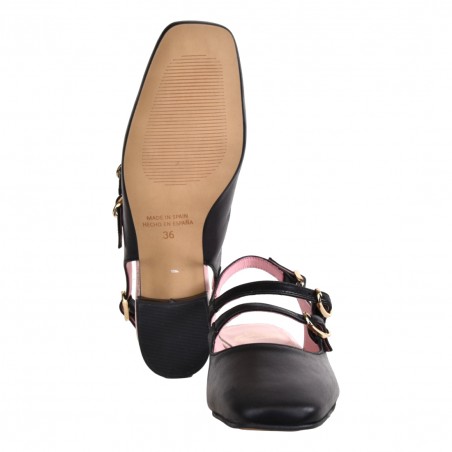 CHANEL BASSO DOPPIO CINTURINO ANNA DE BRAY SOFIAMESTIZO NEGRO